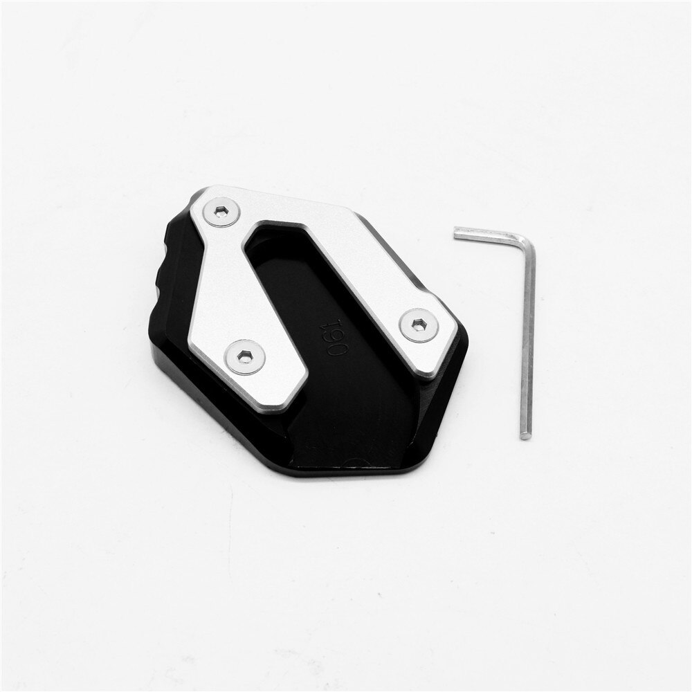 Béquille latérale en aluminium plaque agrandir Extension pour YAMAHA MT-07 MT07 XSR700 XSR 700