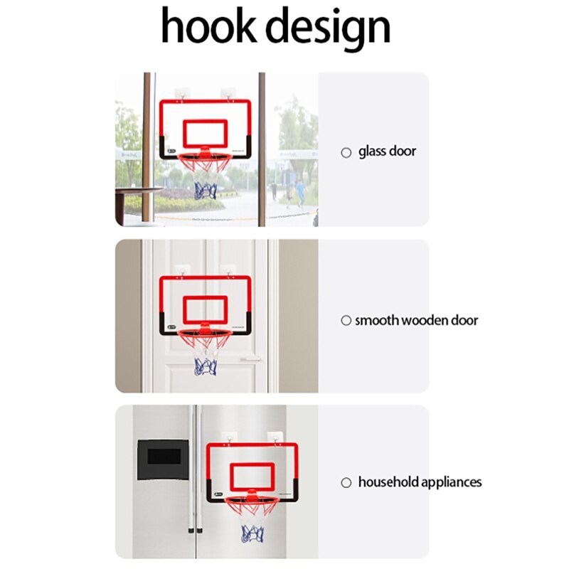 Indoor Mini Basketbal Hoepel Set Voor Kinderen Verstelbare Mini Basketbal Hoepel Set Basketbal Speelgoed Cadeaus Voor Kids Teens