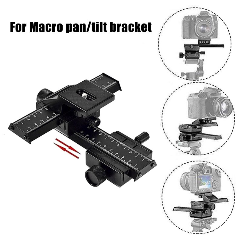 4 maneira macro focando trilho deslizante com 1/4 parafuso para canon nikon olympus câmera gdeals