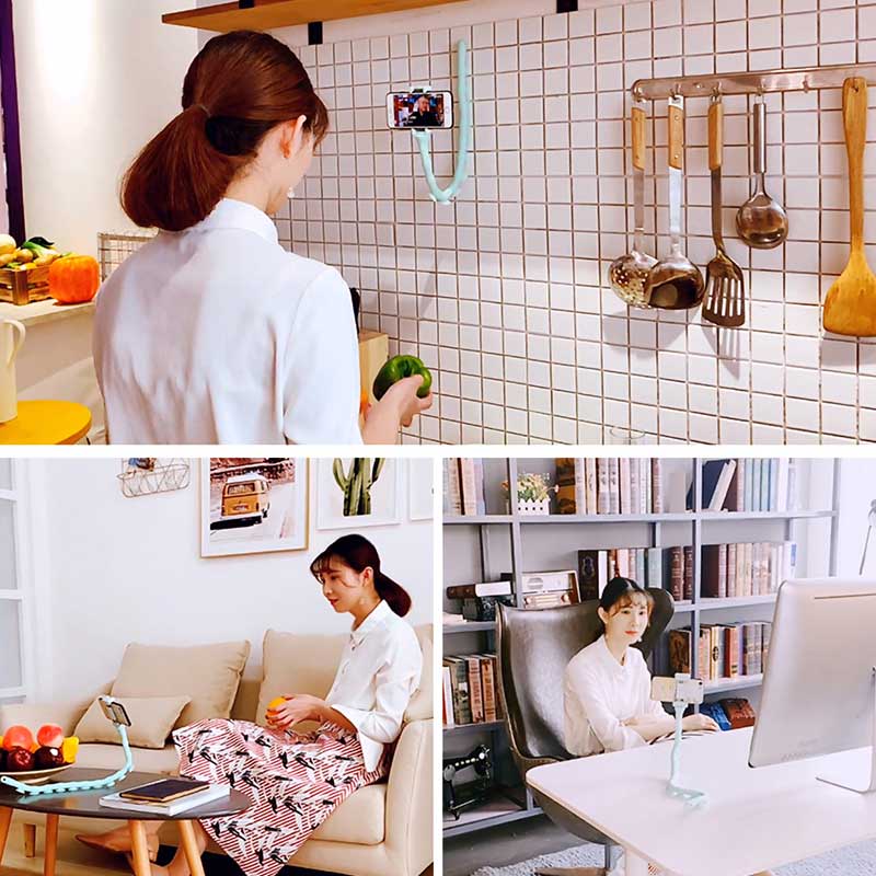 Rups Lui Beugel Mobiele Telefoon Beugel Worm Beugel Zuignap Ondersteuning Muur Houder