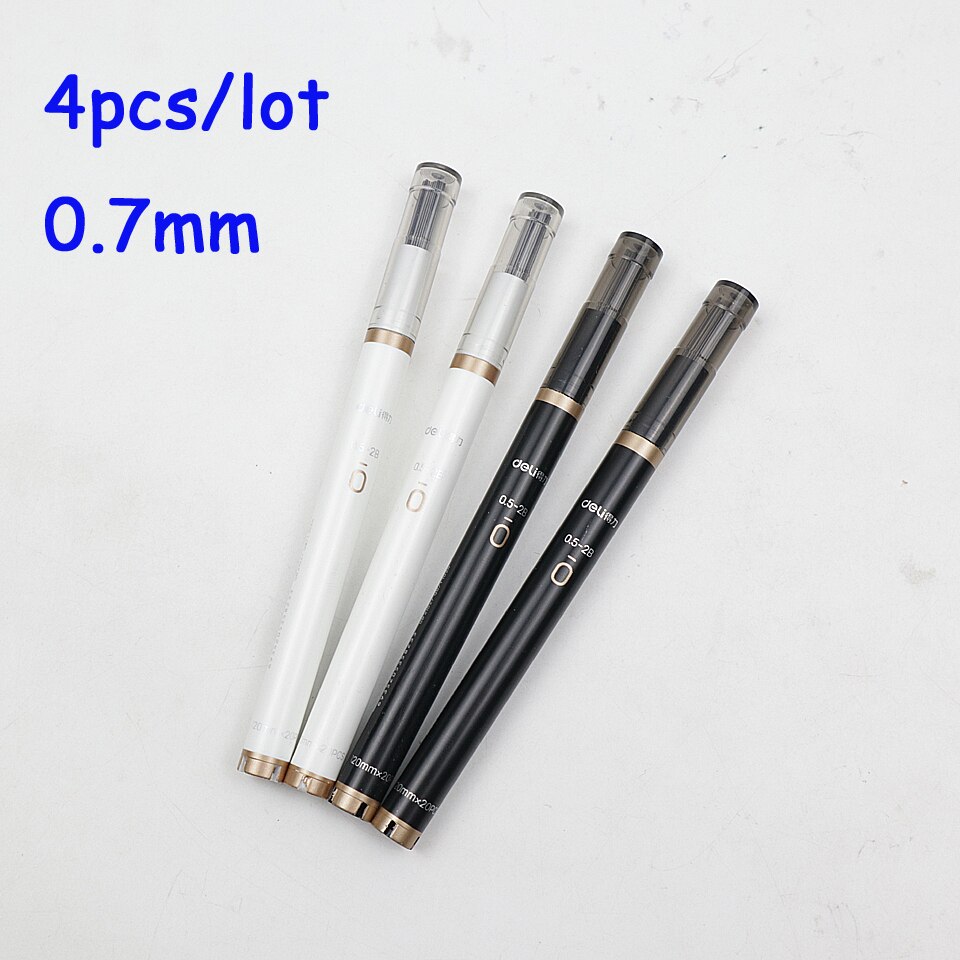 Recargas de plomo de lápiz mecánico, 2B, 0,5/0,7mm, 120MMX, 20 piezas, dibujo largo, plomo especial, producto escolar, proveedor al por mayor: 4pcs-0.7mm-2B