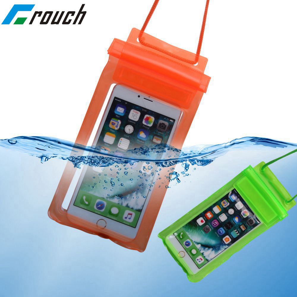 Telefoon Waterdichte tas Smartphones voor iphone samsung Mobiele Telefoon Pouch Onderwater Outdoor Zwemmen Droog Drogen Tassen Cover & Strap