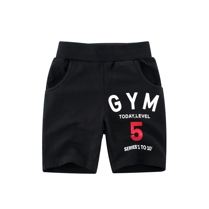 Calça esportiva infantil, calça curta de algodão para meninos 2-8 anos na altura dos joelhos, roupas para o verão de 2021
