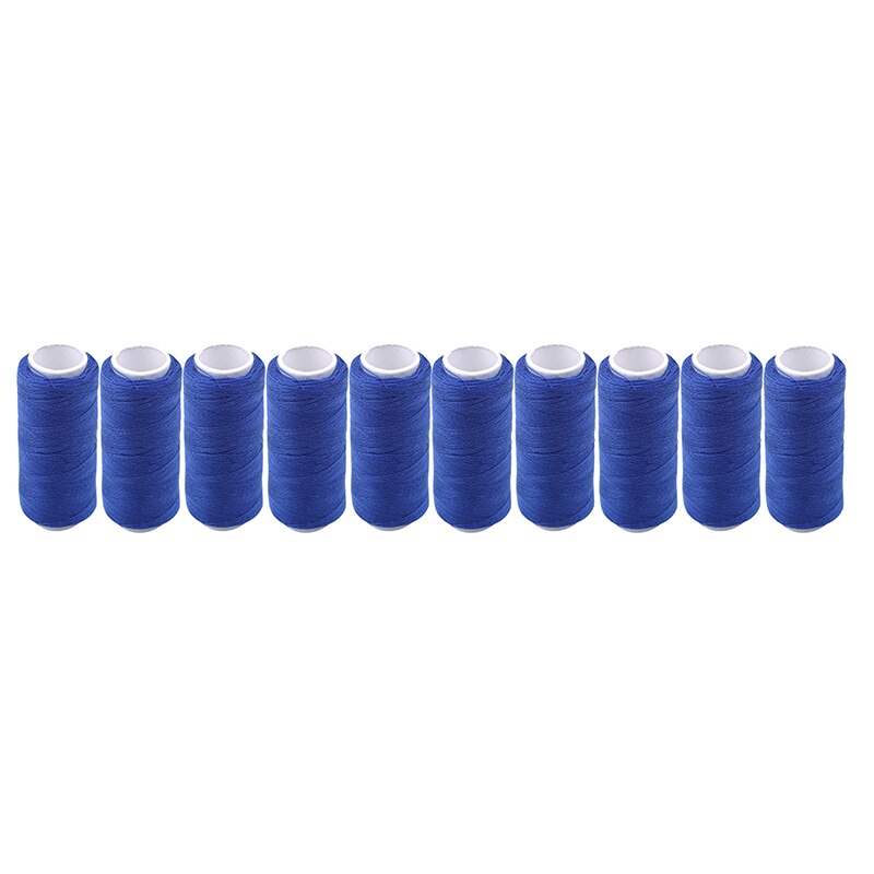 10 pces 200 jardas/carretel linha de linha de costura máquina de linha de costura de linha de costura de suprimentos domésticos 2020 nova venda quente: Royal blue