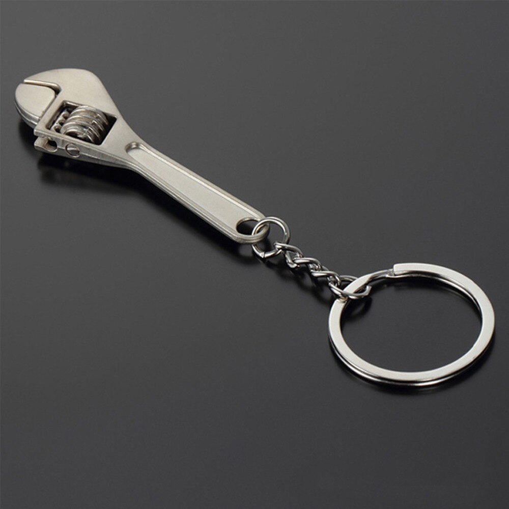 ¡Producto en oferta! Mini llave inglesa de Metal ajustable, llavero con anilla, llavero de , de