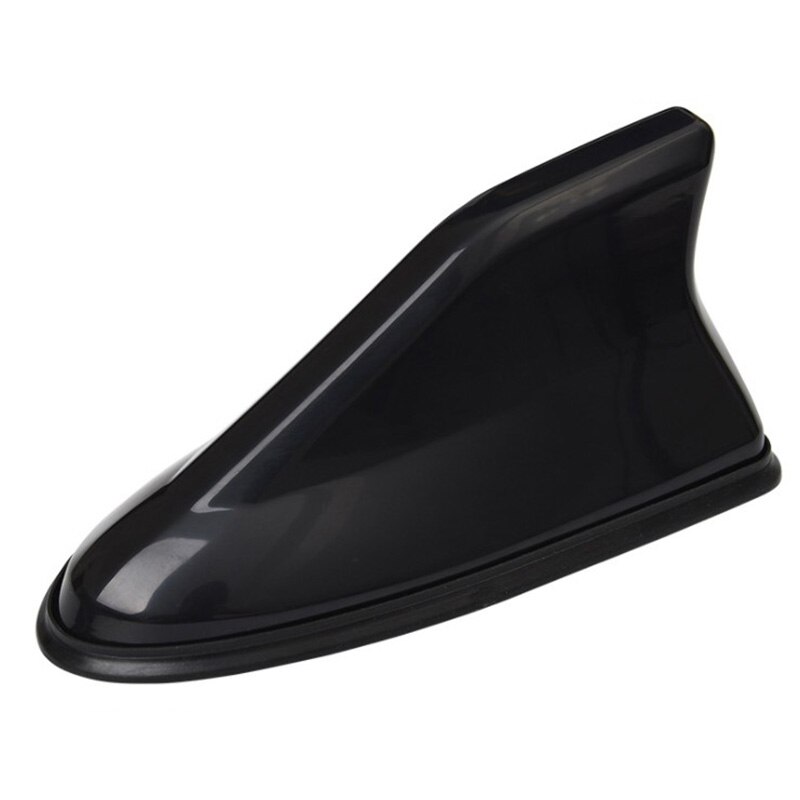 Car shark fin antenna second-generation antenna tail modification special with signal radio antenna decor free punch Auto parts: black