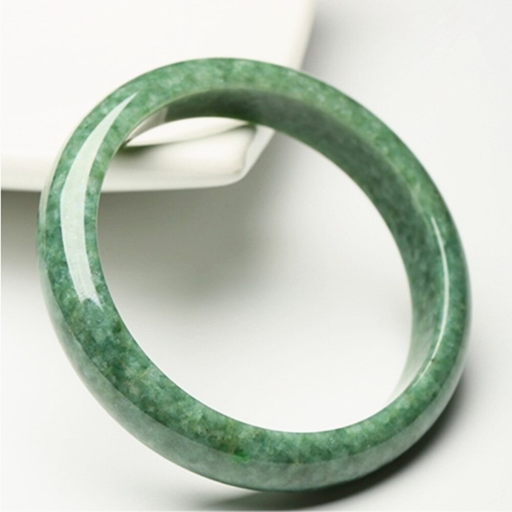 Beautiful Lady Bangle hand-polished Dark green Bangle YU002