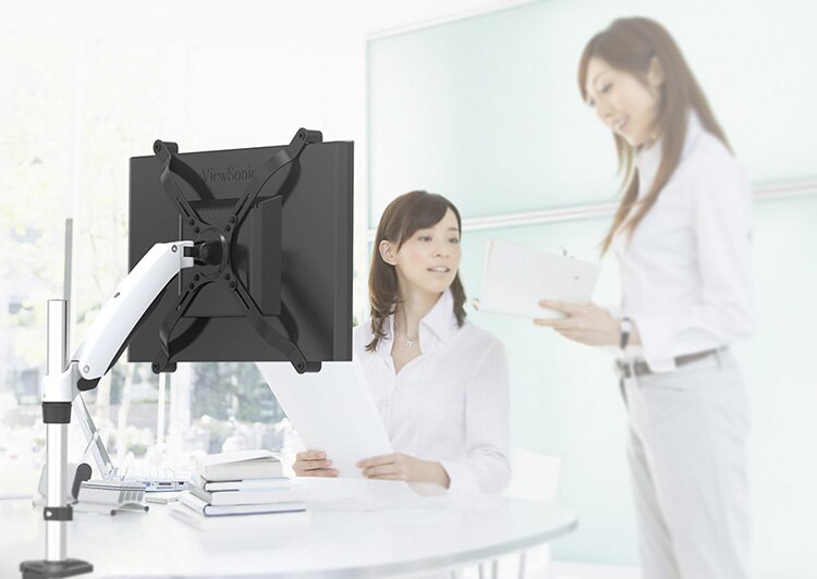 27inch air press gas strut lcd tv table mount monitor desk support Led bracket