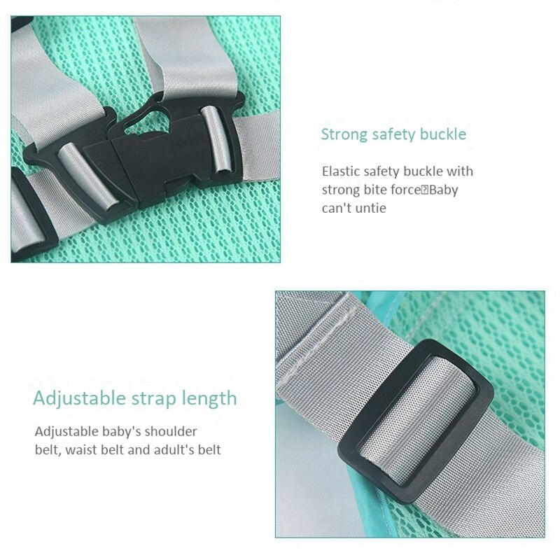 Elektrisk motorsykkel barnebelte baby sikkerhetssele kjøre batteri bil barnesittende anti-falle pustende stropp