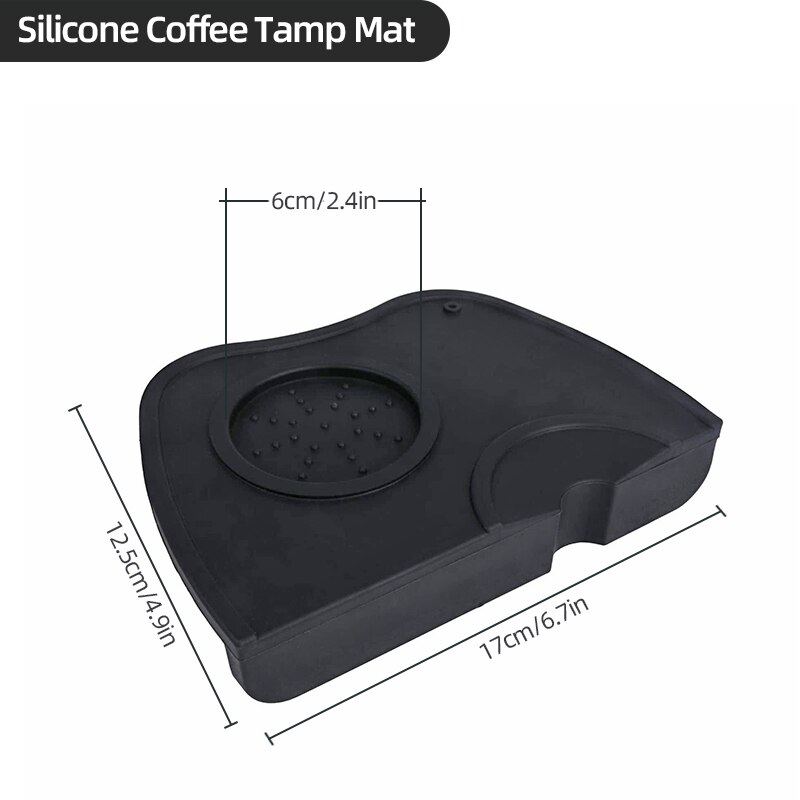 Coffee Knock Box, Shock-Absorbent Durable Barista Style Espresso Knock Box with Removable Knock Bar and Non-Slip Base (Round): Sky Blue