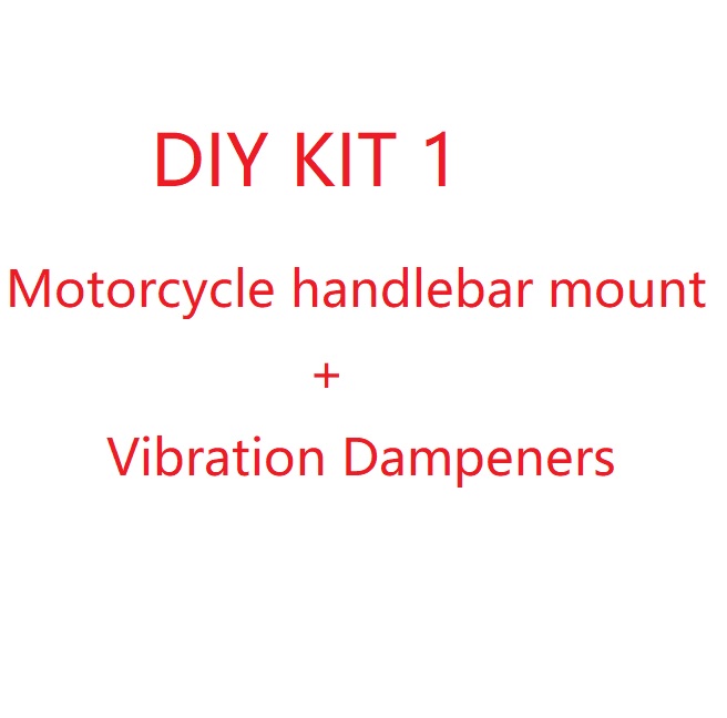 Motorrad Lenker Gabel PRO Halterung Telefon Halter Drahtlose Ladegerät Vibration Dämpfer Universal Adapter Brems Reservoir Kupplung: Silber