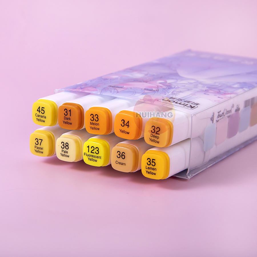 TOUCHNEW-marcador gris frío de 10/30 colores, juego de marcadores grises cálidos, marcador artístico a base de Alcohol de doble punta para dibujar Manga Mark, suministros de arte: Azul cielo