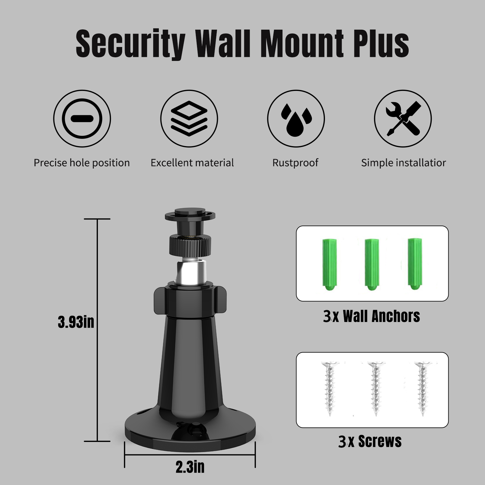 Support de montage mural réglable pour Blink Outdoor 4e génération/ (3e génération) XT3/XT2/XT/Blink Mini supports de montage pour support de caméra: Default Title