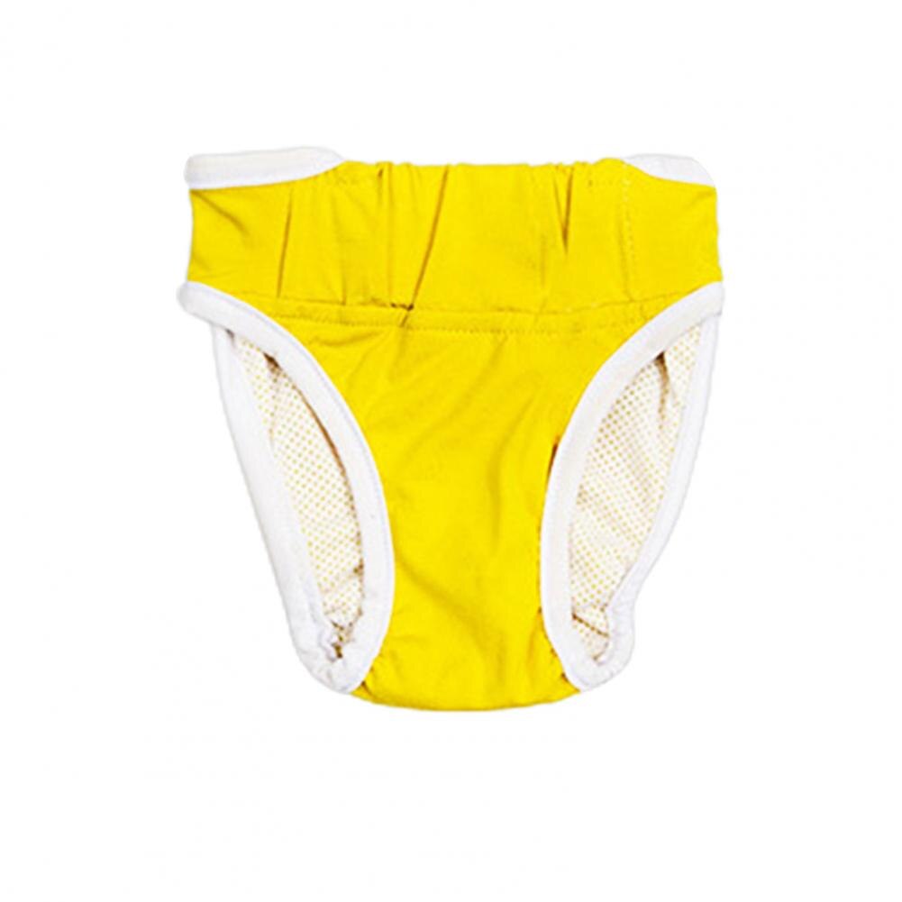 Mooie Hond Menstruatie Ondergoed Ademend Fysiologische Slipje Pet Supply: YELLOW / M