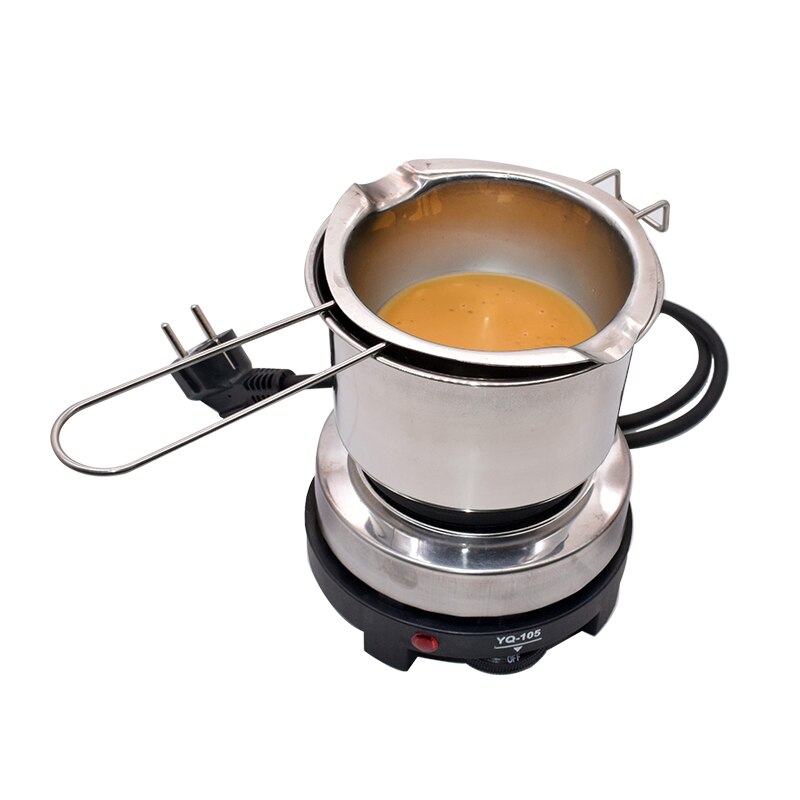 Mini estufa eléctrica con calentador, máquina para fundir cera de abejas, fabricación de velas, DIY, 1 Juego
