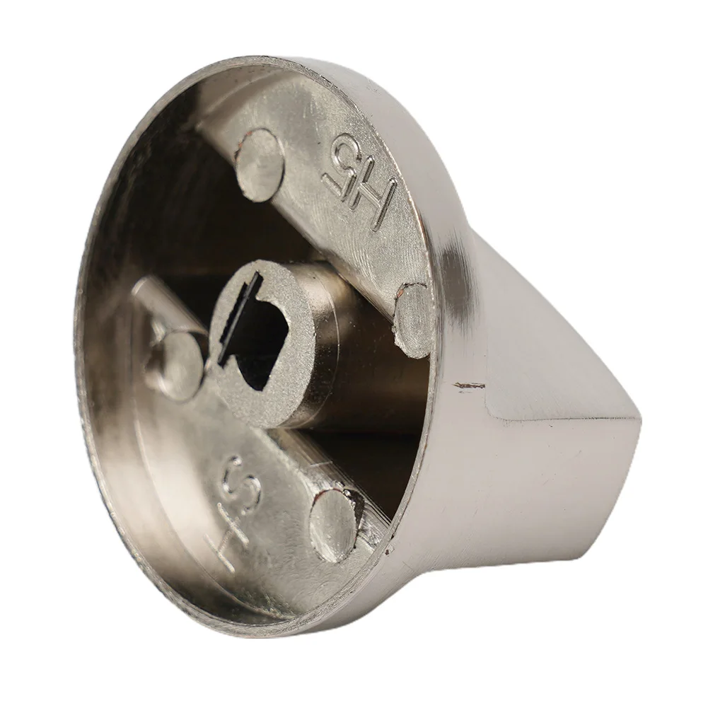 4 st universella vridbrytare för kontroll av kök, ersättning för spis i zinklegering, gasspis, ugn, spishällskontroll 6mm