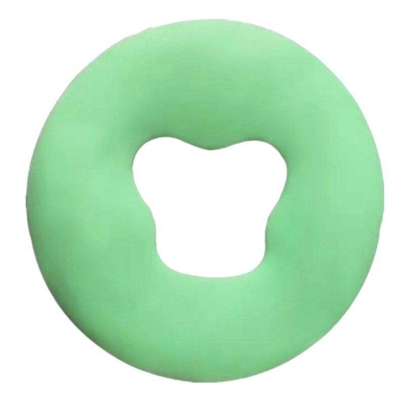 Soft Salon SPA Massage Pillow Silicone Face Relax Cradle Cushion Pillow Pad Beauty Pillow: Green