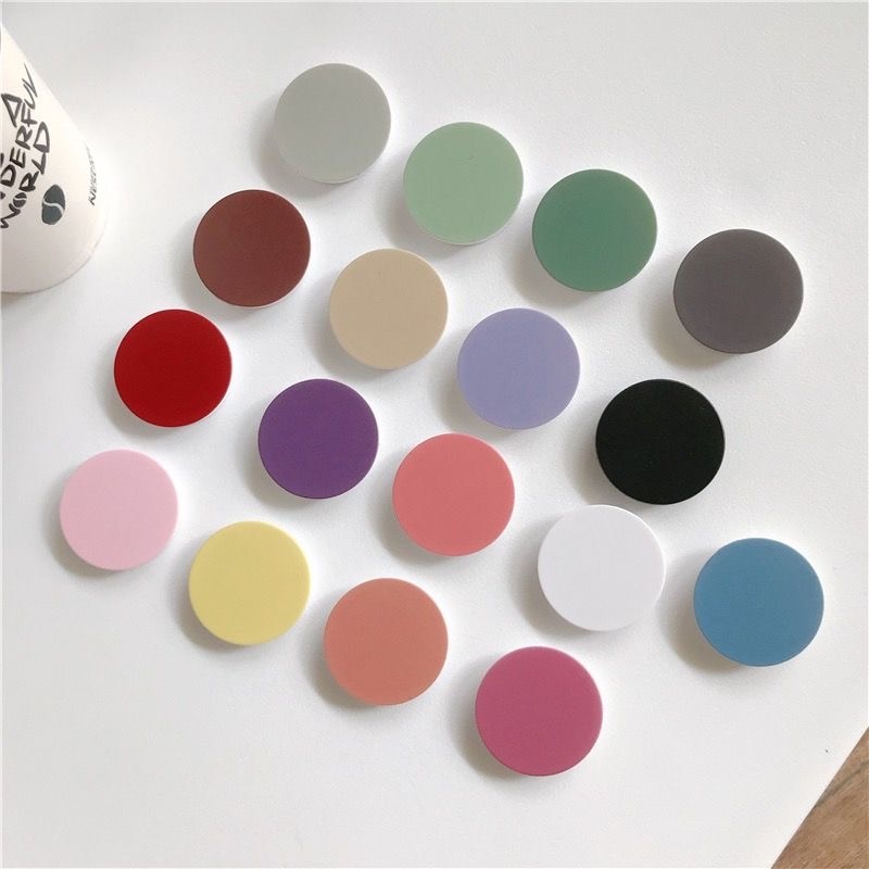 Universal Colorful Airbag Stand Mobile Phone Accessorie Pocket Holder Round Shaped Bracket Mount for IPhone 11 X Samsung Huawei