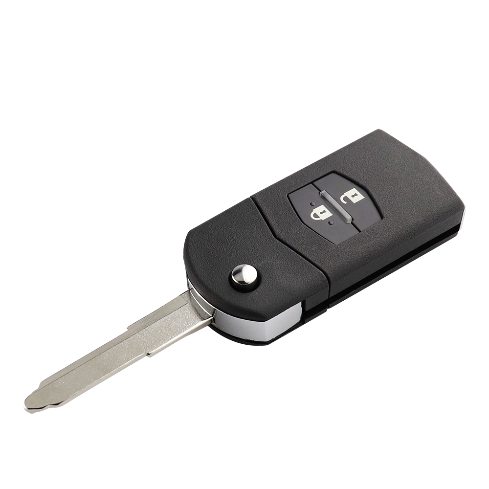 YIQIXIN Remote Key Case Fob Shell Flip Folding 2/3/4 Button For Mazda 2 3 5 6 M6 MX5 CX5 CX7 CX9 RX8 With Uncut Blade Head Cover