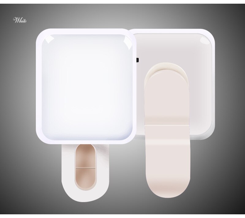 Fotografie Licht Led Licht Invullen Mobiele Telefoon Externe Zelfontspanner Vullen Licht Schoonheid Flash Ring: White