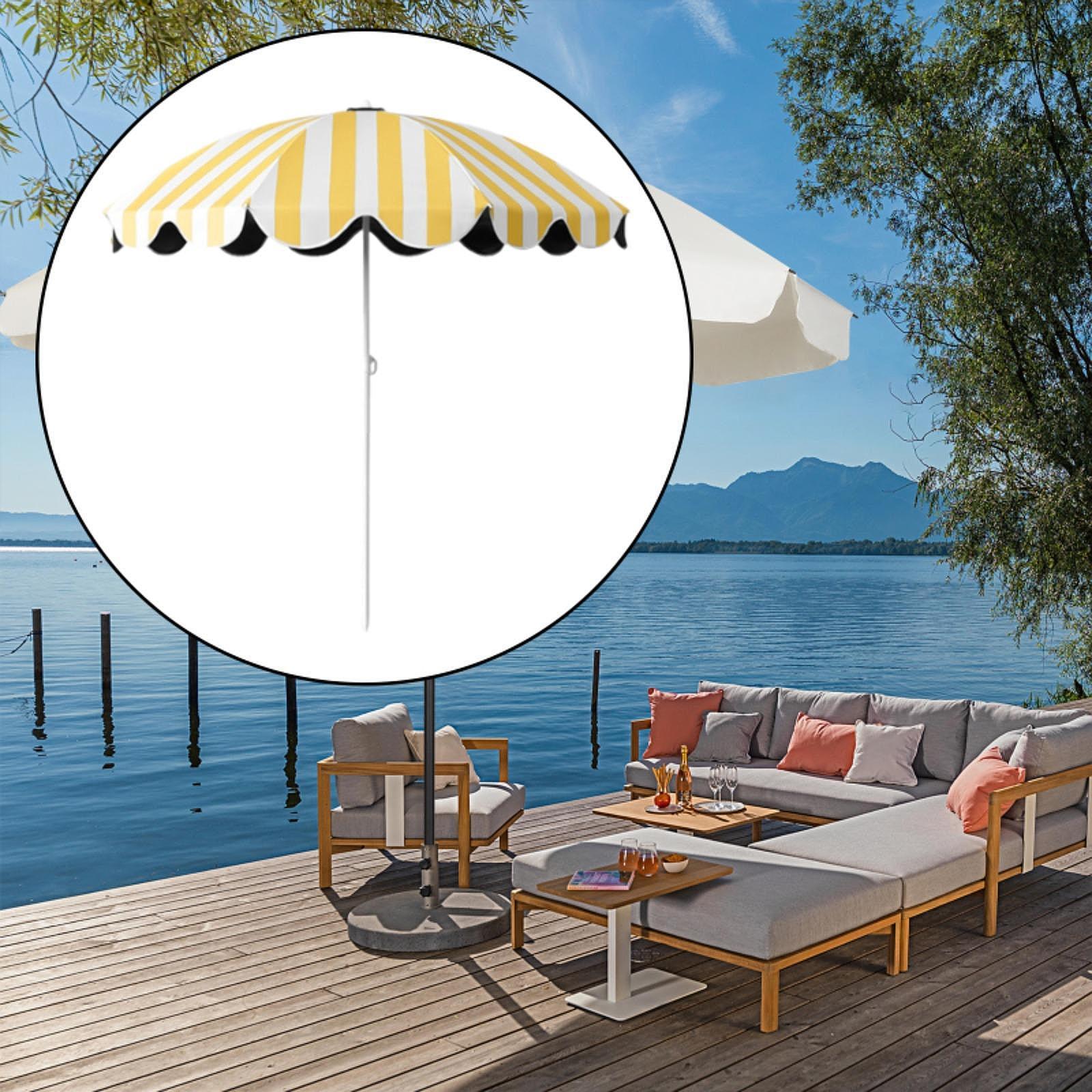 Tuinparasol, buitenparasol, strandparasol, draagbare grote regenbestendige multifunctionele beschermluifel voor terras, camping, reizen en strand.