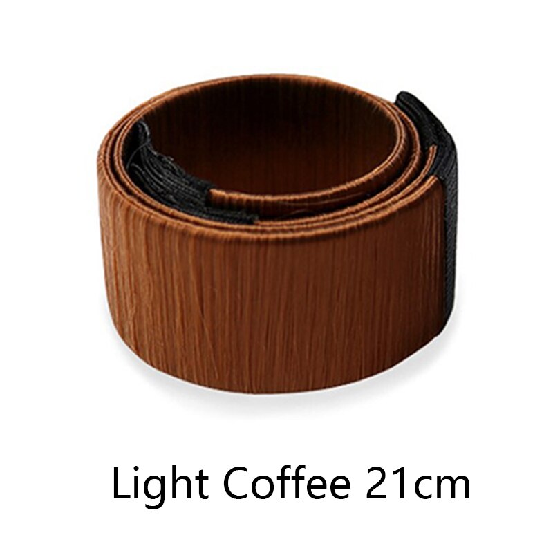Magic Hair Bun Maker: Light Coffee 21cm