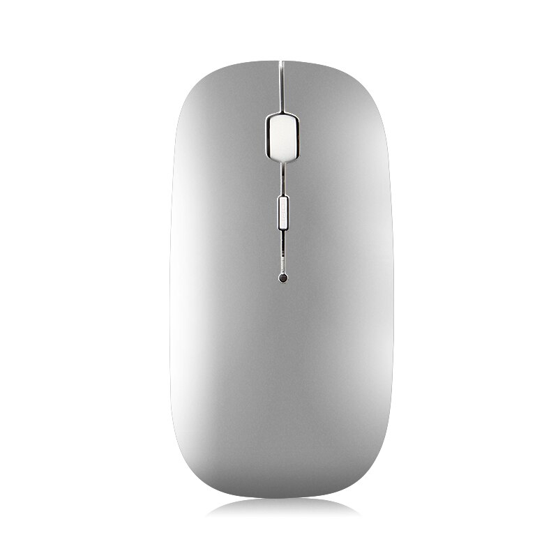 Bluetooth Maus Für HUAWEI MateBook E 12.6 &quot;MateBook D14 D15 D16 Laptop PC Drahtlose Maus Wiederaufladbare Stumm Spiel Maus mäbenutzen: silbrig