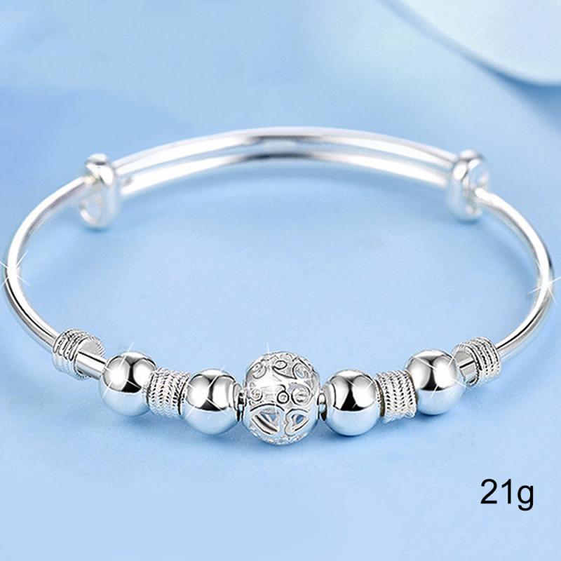 Sorte Pulseira Mulheres Pulseiras Cor Prata Rhinestone Bracelet Cuff Jóias Na Moda Simples Romântico Hydrangea Decoração Mão