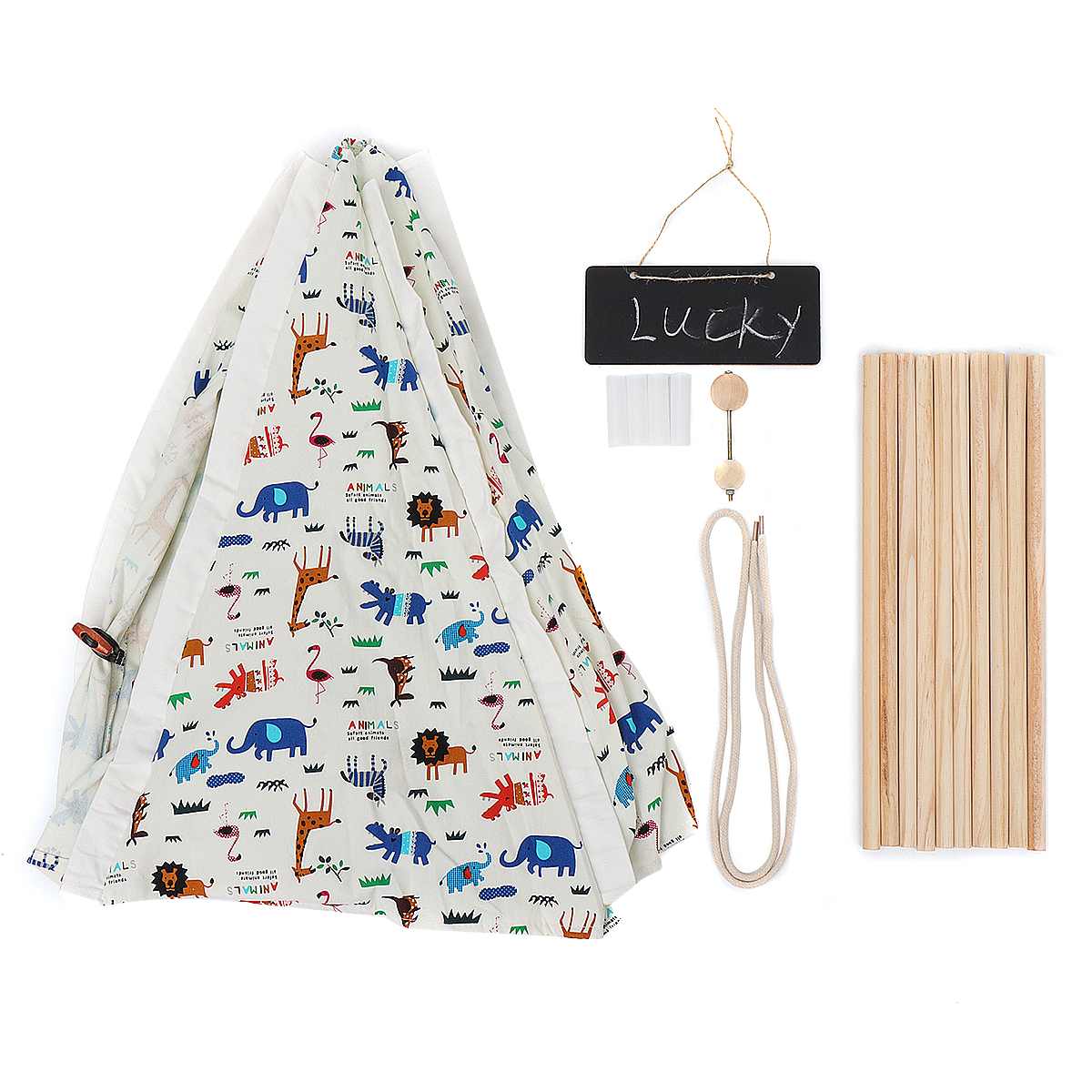 Indiani tepee Tenda della Casa del Gioco Regalo Dei Capretti Della Ragazza ragazzo Tende di Tela Portatili per Bambini teatro A Pelo cupola