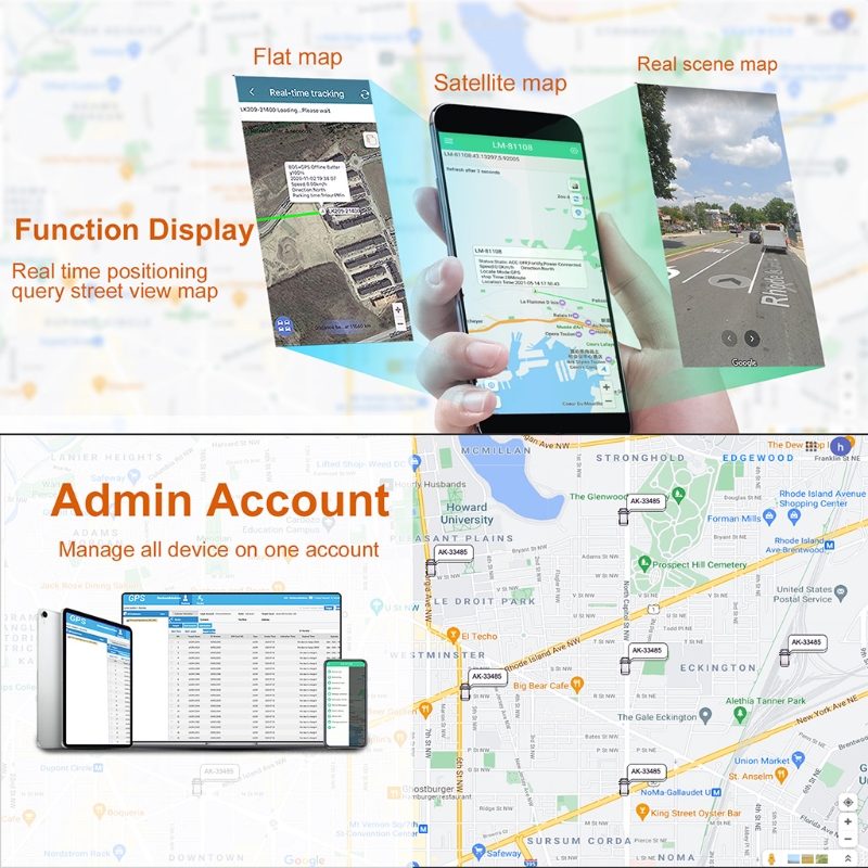 Auto Gps Locator Unieke Onmisbaar Gps-Tracker Compatibel Sim Kaart Inbegrepen Magnetische Installatie Zelfstandige Aangedreven