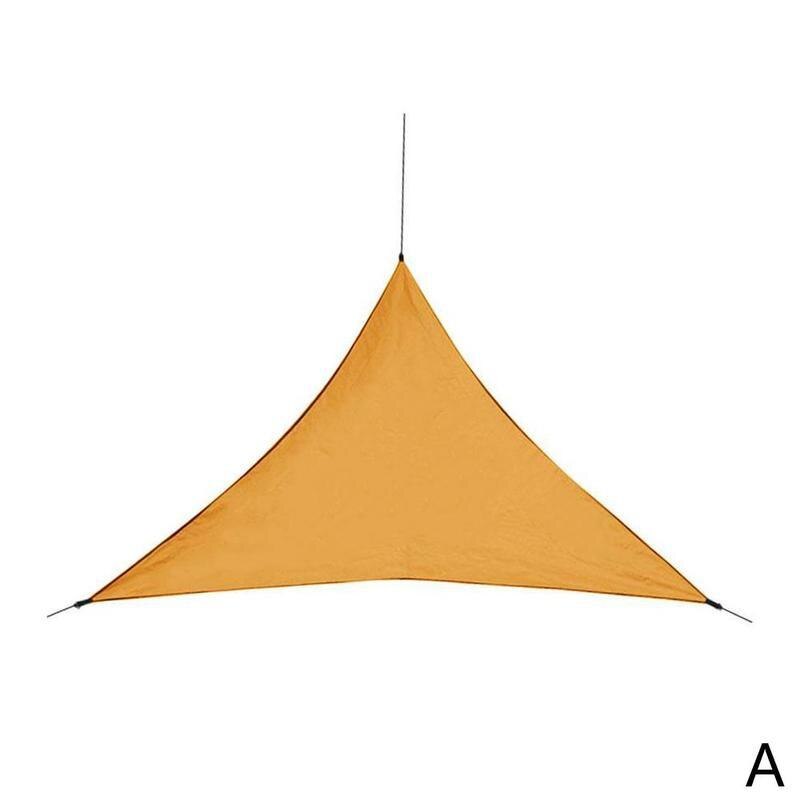 Triangle Waterproof Sun Shelter Outdoor Sunshade Protection Awning Garden Shade Cloth Sail Pool Patio Camping Canopy Shade L4O4: Orange