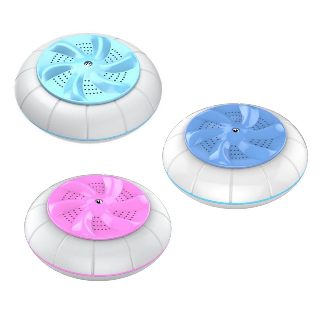 Ultrasonic Turbine Washing Machine Mini Tub Laundry Washer for Dorms Cyan