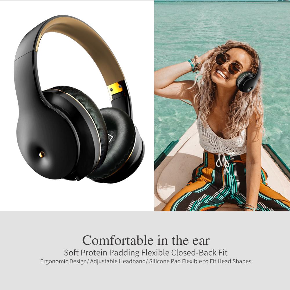 Wireless Bluetooth 5.0 Headphones Over Ear Headest Graffiti Foldable Headphone with Mic Hi-Fi Stereo For phone pc laptop