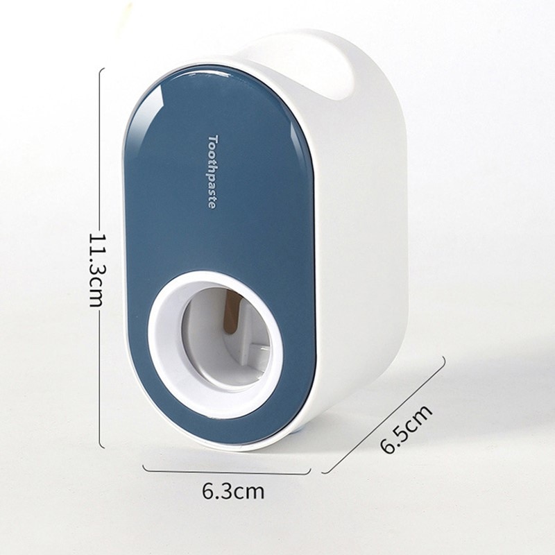 Automatic Toothpaste Dispenser Toothbrush Holder Wall Mount Stand Bathroom Accessories Set Toothpaste Squeezer Toothpaste Rack