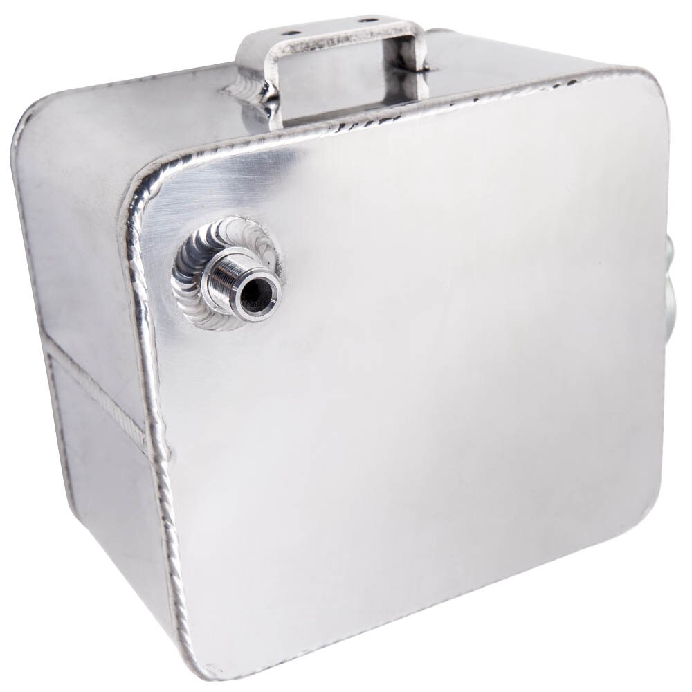 2.5L Universal Aluminum Coolant Expansion Overflow Water Tank w/ Cap Universal