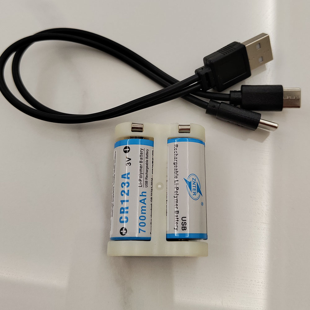znter 2CR5 6V 700mah TYPE C usb rechargeable polymer 2CR5 rack 6V constant voltage lithium battery