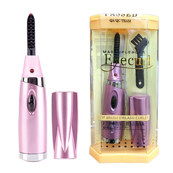 Intelligente Draagbare Verwarmde Elektrische Natuurlijke Curling Wimperkruller Wimpers Zorg Gereedschappen Professionele Wimperkruller