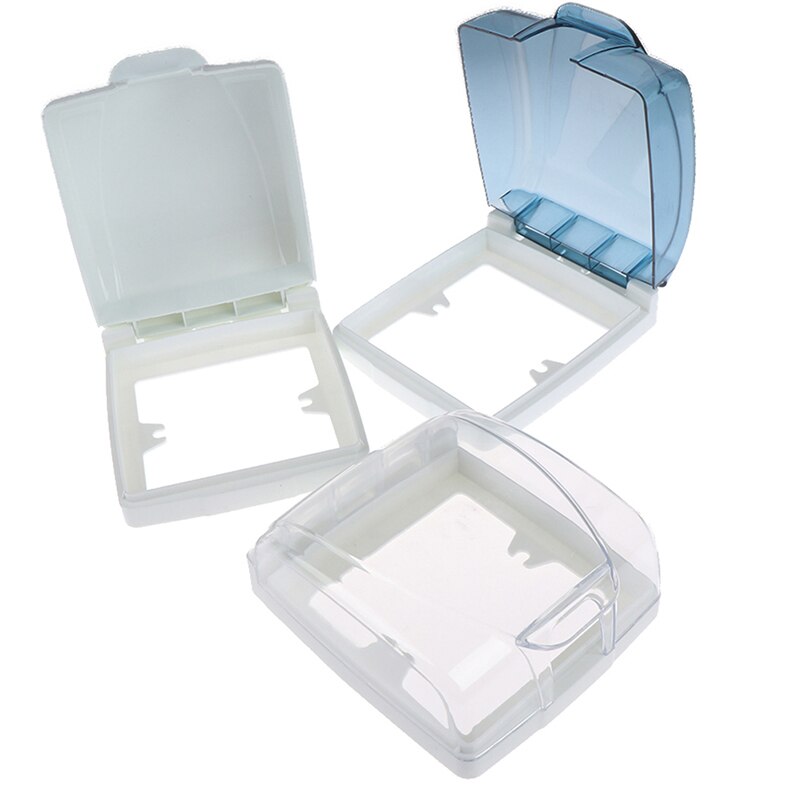 Plastic Wall Switch Waterproof Cover Box 86Type Wall Light Panel Socket Flip Cap Good