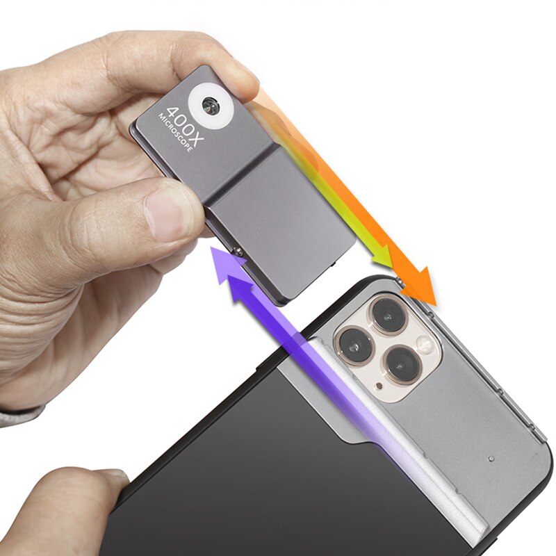 400x mikroskoopin puhelimen linssikotelo iphone 11 pro max androidille 400x vahvistin hd optinen linssi älypuhelimen kameran linssi