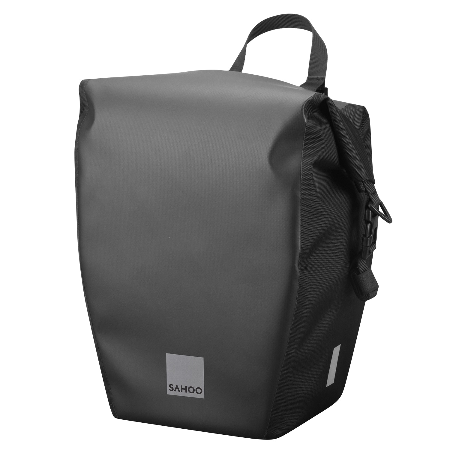 10L/20L Large Capacity Waterproof Cycling Trunk Bag Bicycle Rear Rack Bag Bike Pannier Bag Black Travel Shoulder Bag