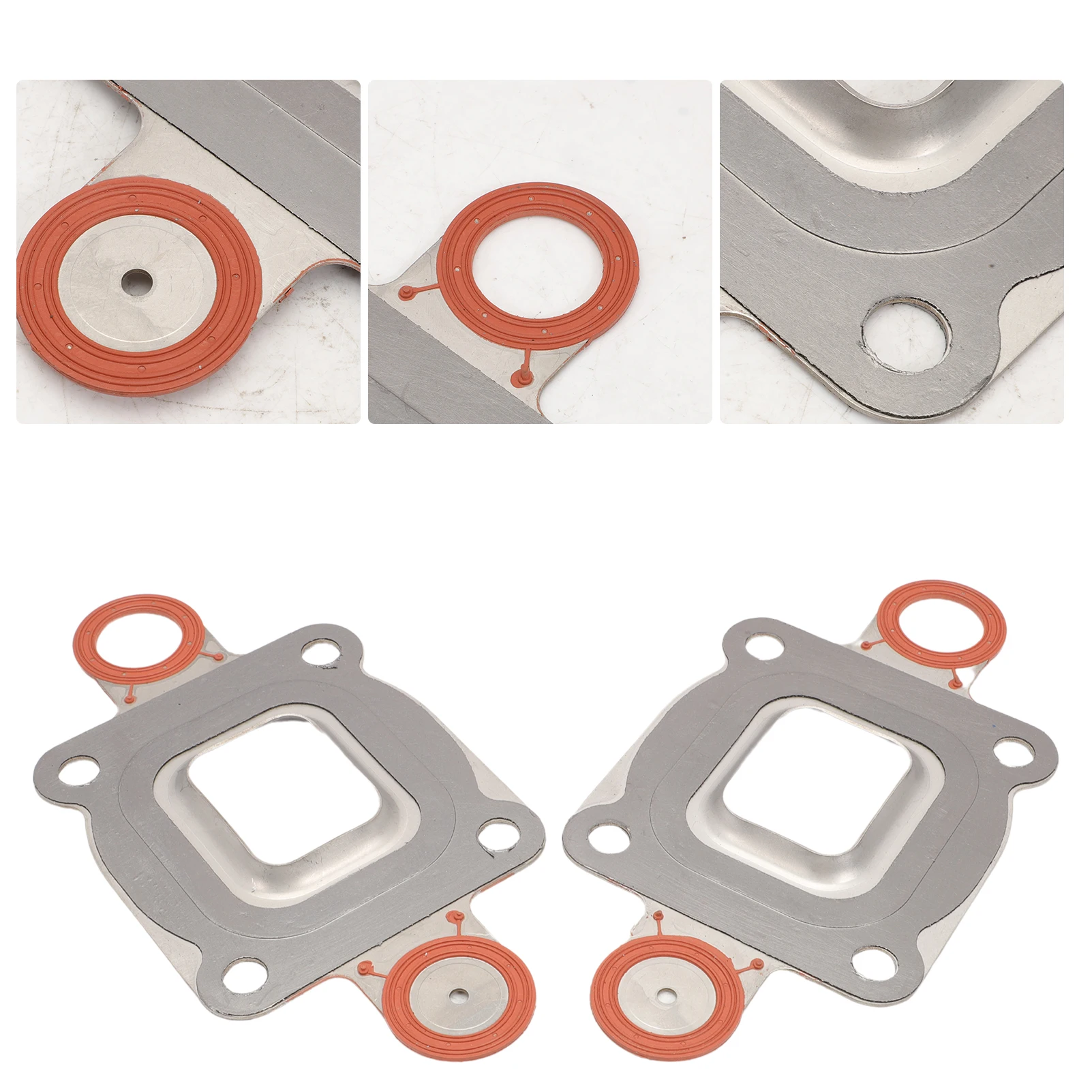 2 Stück Abgaskrümmer-Winkel-Riser-Dichtung, Trockenverbindung für MerCruiser 4.3L 5.0L 5.7 L V6 V8 27– 864850 A02 27- 864850 A1