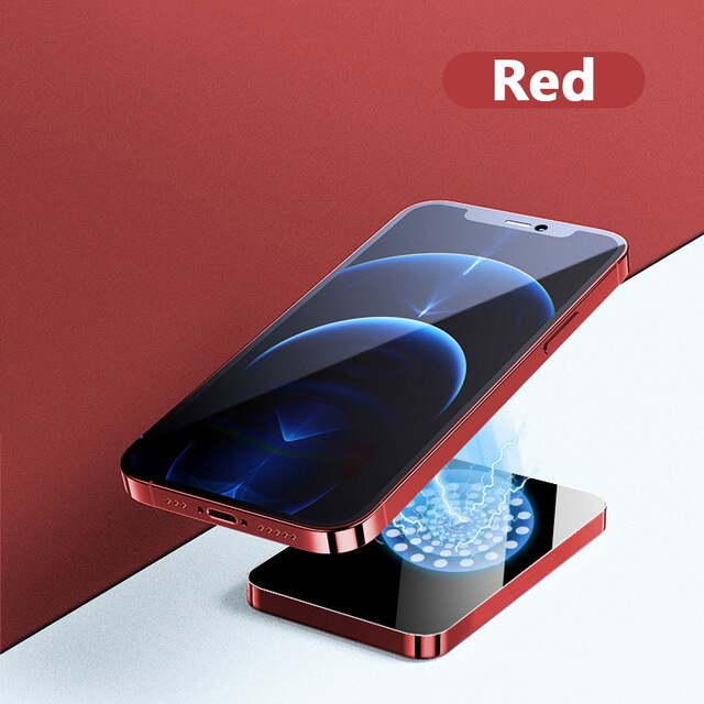 Magnetic Wireless Power Bank 5000mAh Universal External Battery Mobile Phone15W Wireless Magsafing Magnet Powerbank for iPhone12: Red