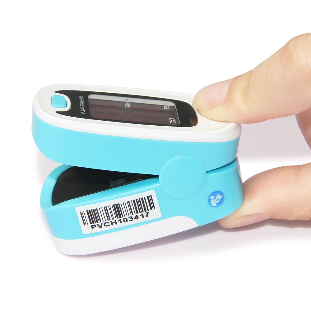 Led fingerspids pulsoximeter blod iltmåler spo 2 puls patientmonitor nyeste