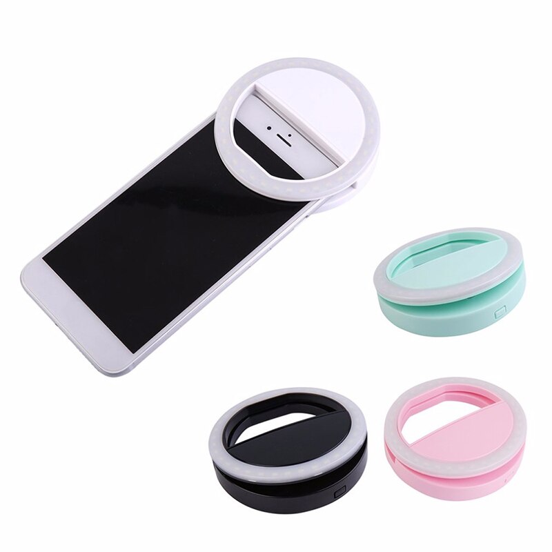 Usb mobiltelefon lys klips selfie led auto blits f... – Grandado