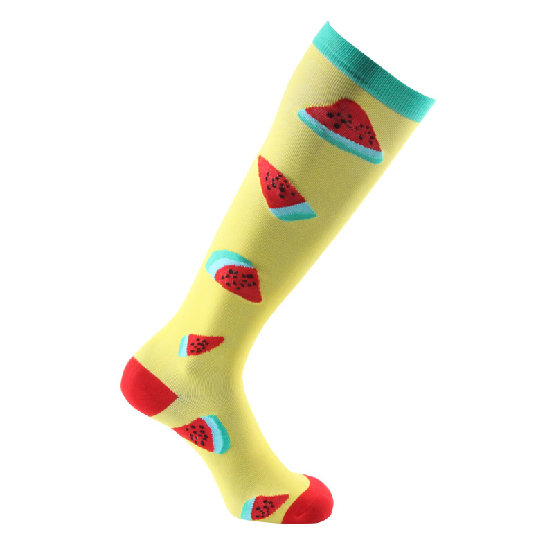 Lot De 3 Chaussettes Compression Likloks Genou - Orteils Séparés, Motifs, Pour Sport, Voyage, Quotidien
