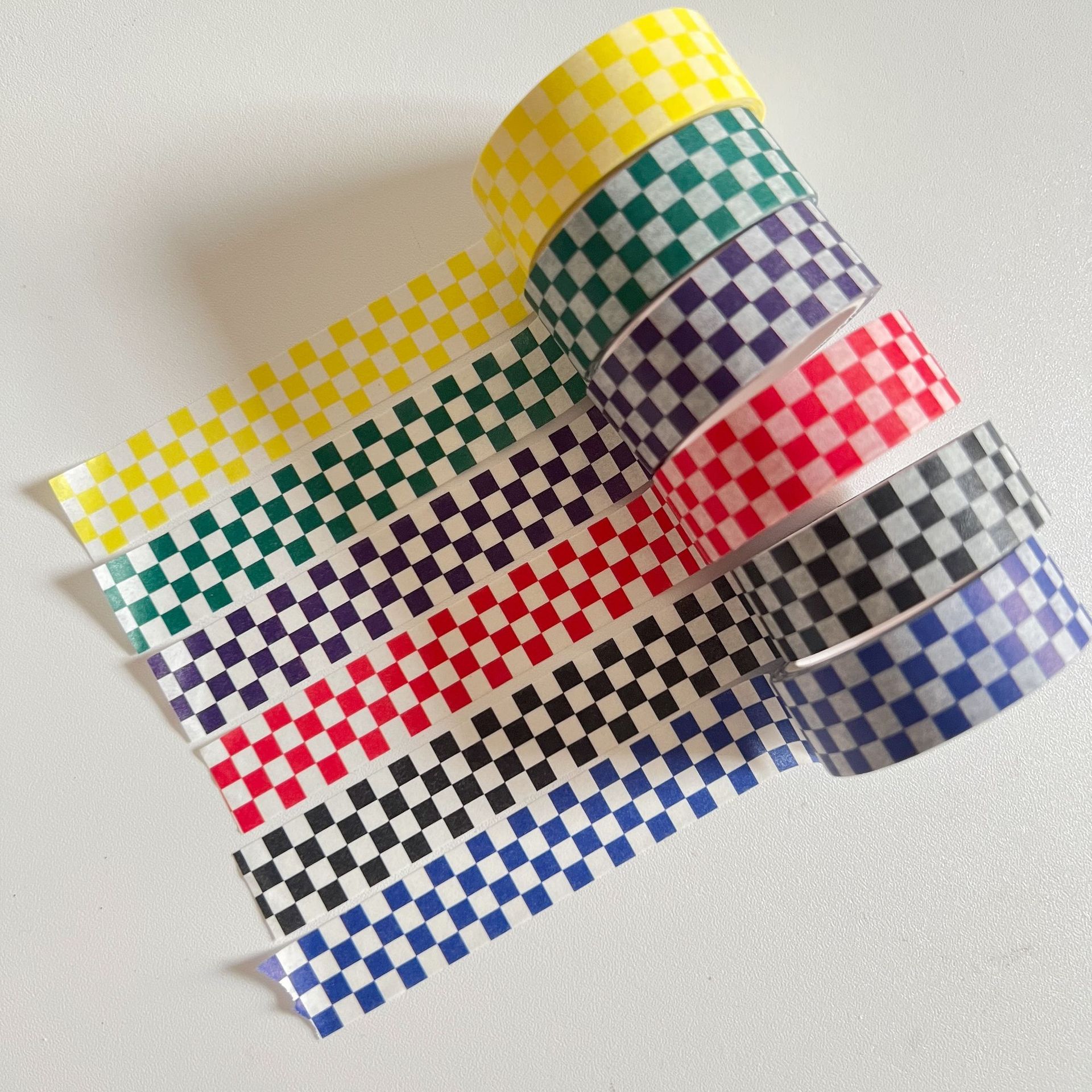 Kawaii 5M Vintage Dambord Washi Tape Scrapbook Decoratieve Plakband School Briefpapier