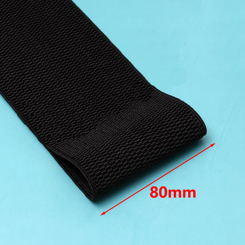 2/5M 25-100mm Schwarze Weiße Elastische Bänder Kleidung Bauch Näh-Gummiband Bekleidung Korsett Gürtel Dehnbares Band DIY-Material: Kupfer / 1 Millionen