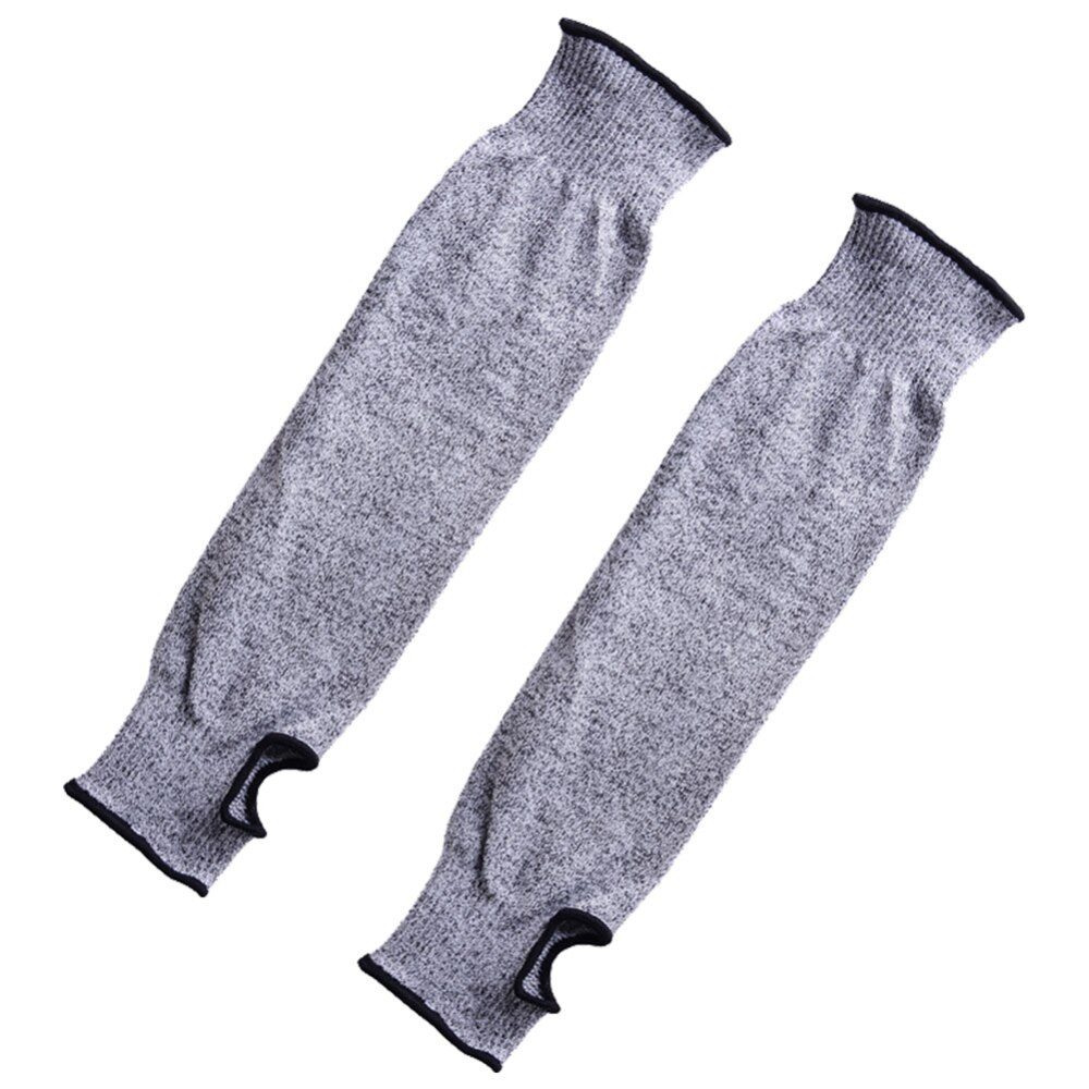 1 Pair Anti Cut Gloves Garden Safety Cut Resistant Arm Guard Protective Sleeves Kitchen Butcher Cut-Resistant Safety Gloves