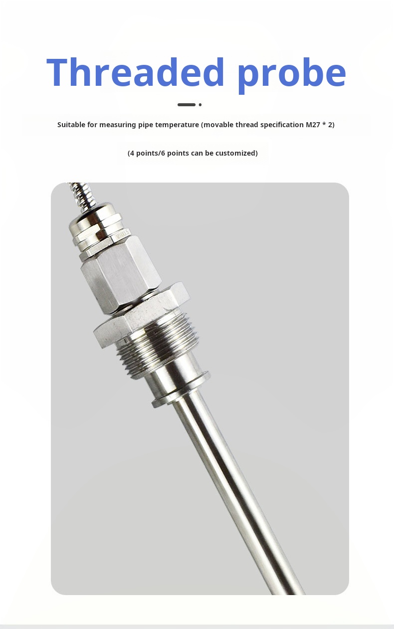 Digital thermometer Industrial stainless steel high precision with probe display sensor high temperature electronic water temper