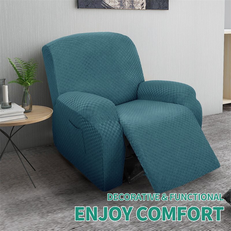 Luie Jongen Fauteuil Stoel Cover All Inclusive Massage Lounge Sofa Cover Wingback Fauteuil Sofa Elastische Cover Enkele Couch Cover